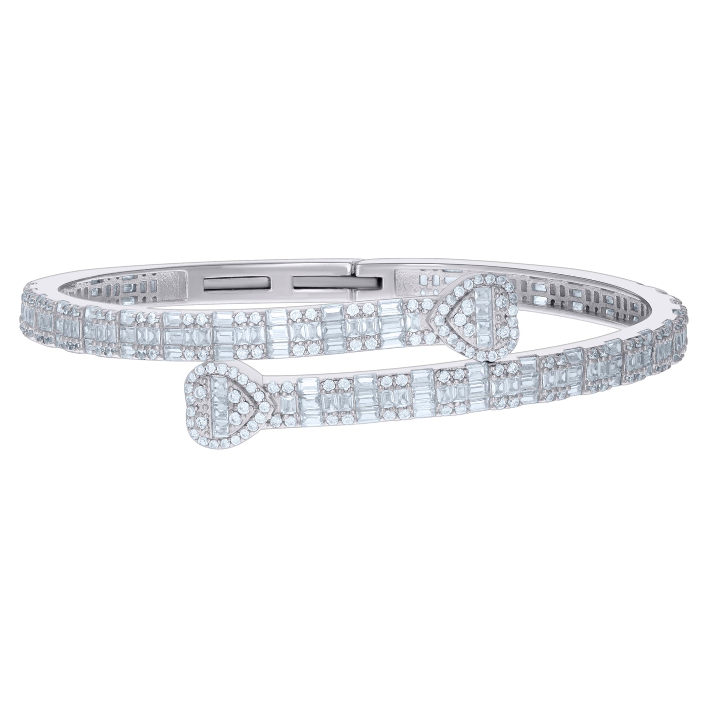 925 Sterling Silver Cz Bangle