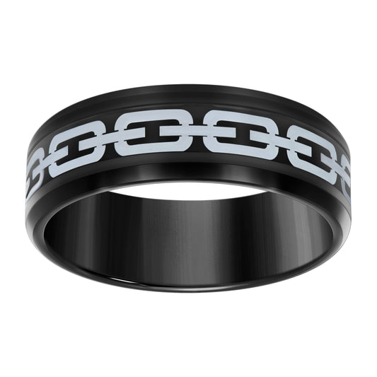 8mm Stainless Steel Ring S9