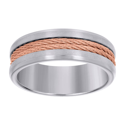 8mm Stainless Steel Ring S9
