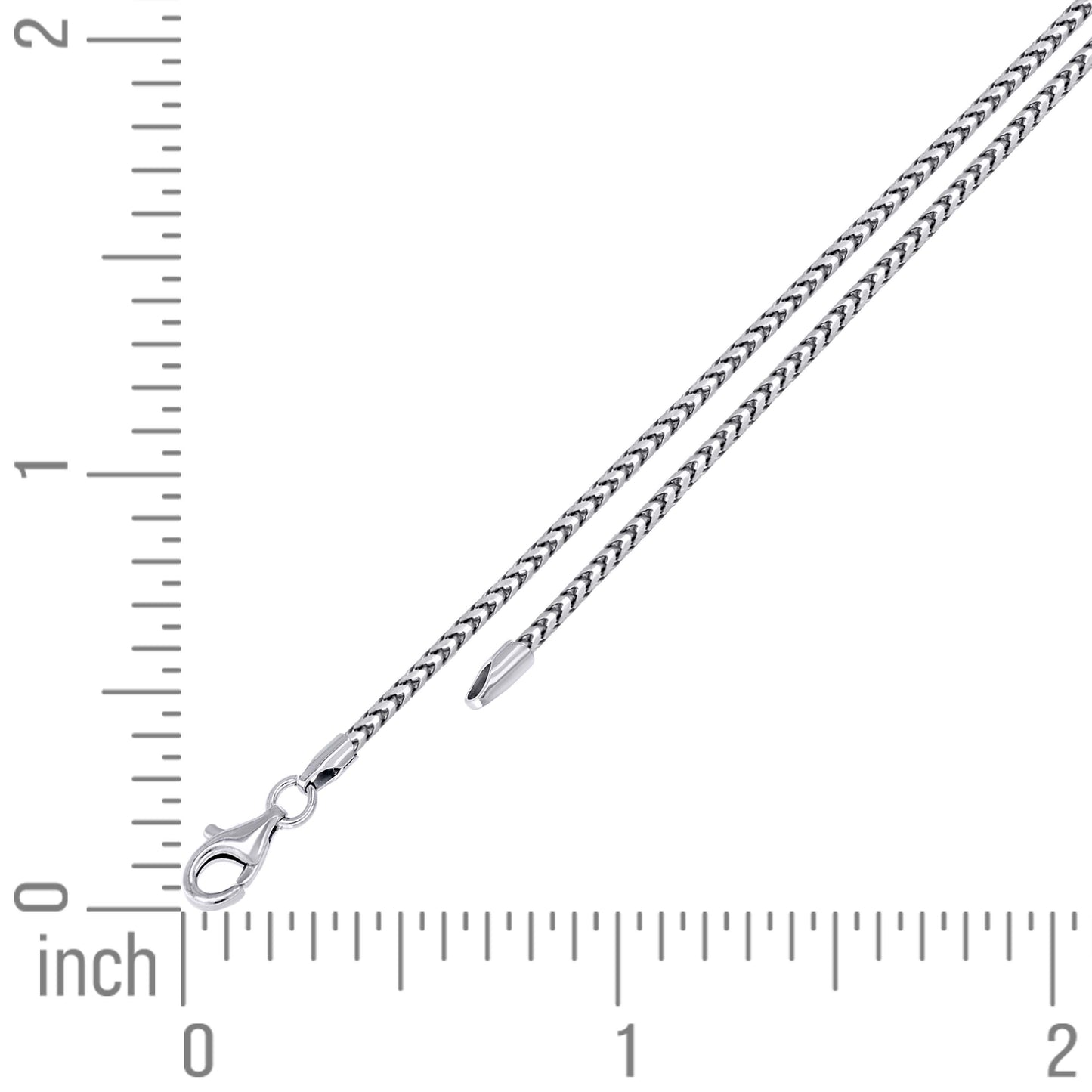 925 Silver Solid Franco Chain 1.5mm