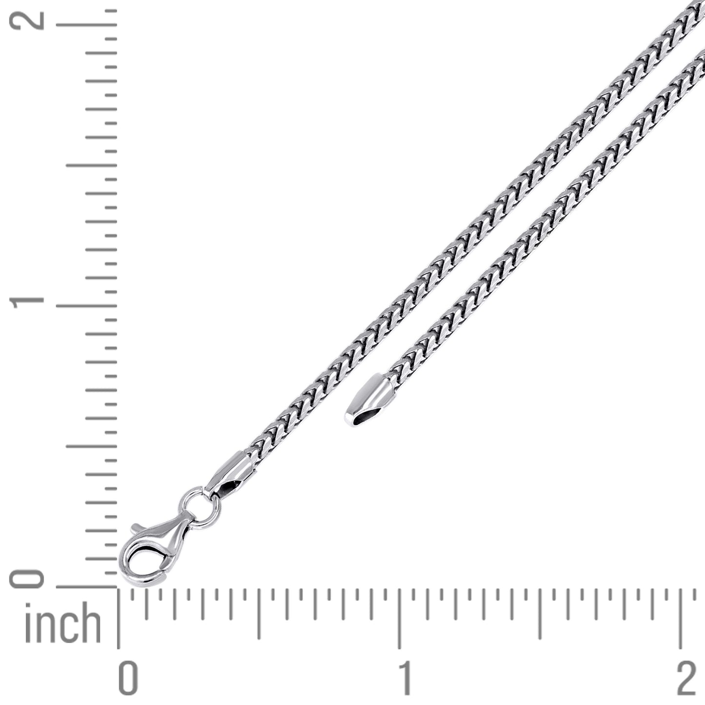 925 Silver Solid Franco Chain 2mm