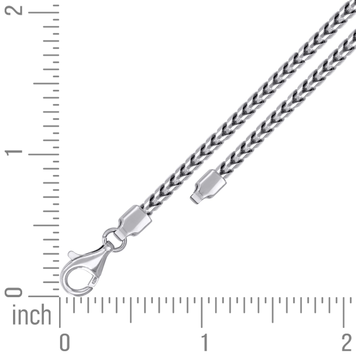 925 Silver Solid Franco Chain 3mm