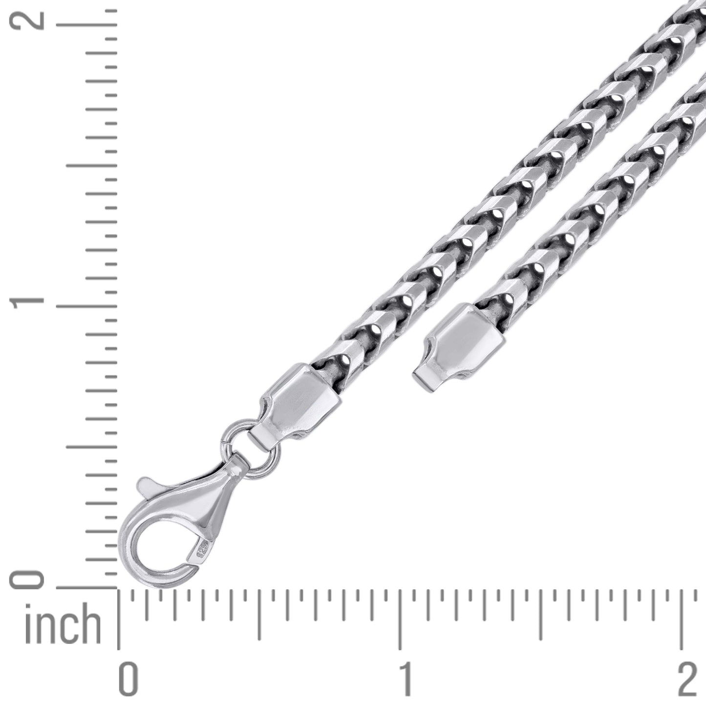 925 Silver Solid Franco Chain 4.2mm