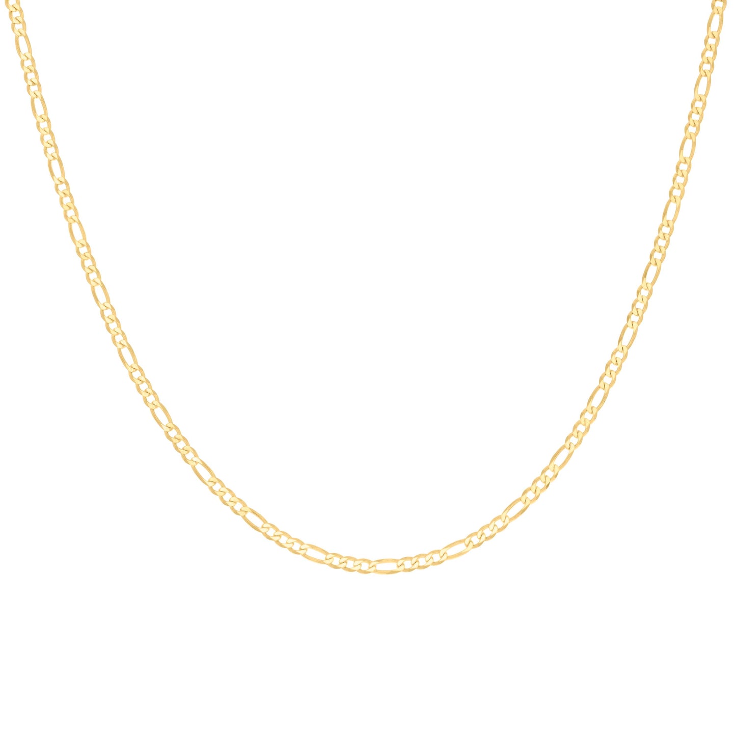 925 Silver Super Flat Figaro Chain 2.9mm