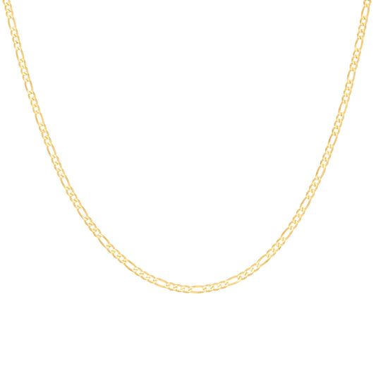 925 Silver Super Flat Figaro Chain 2.9mm