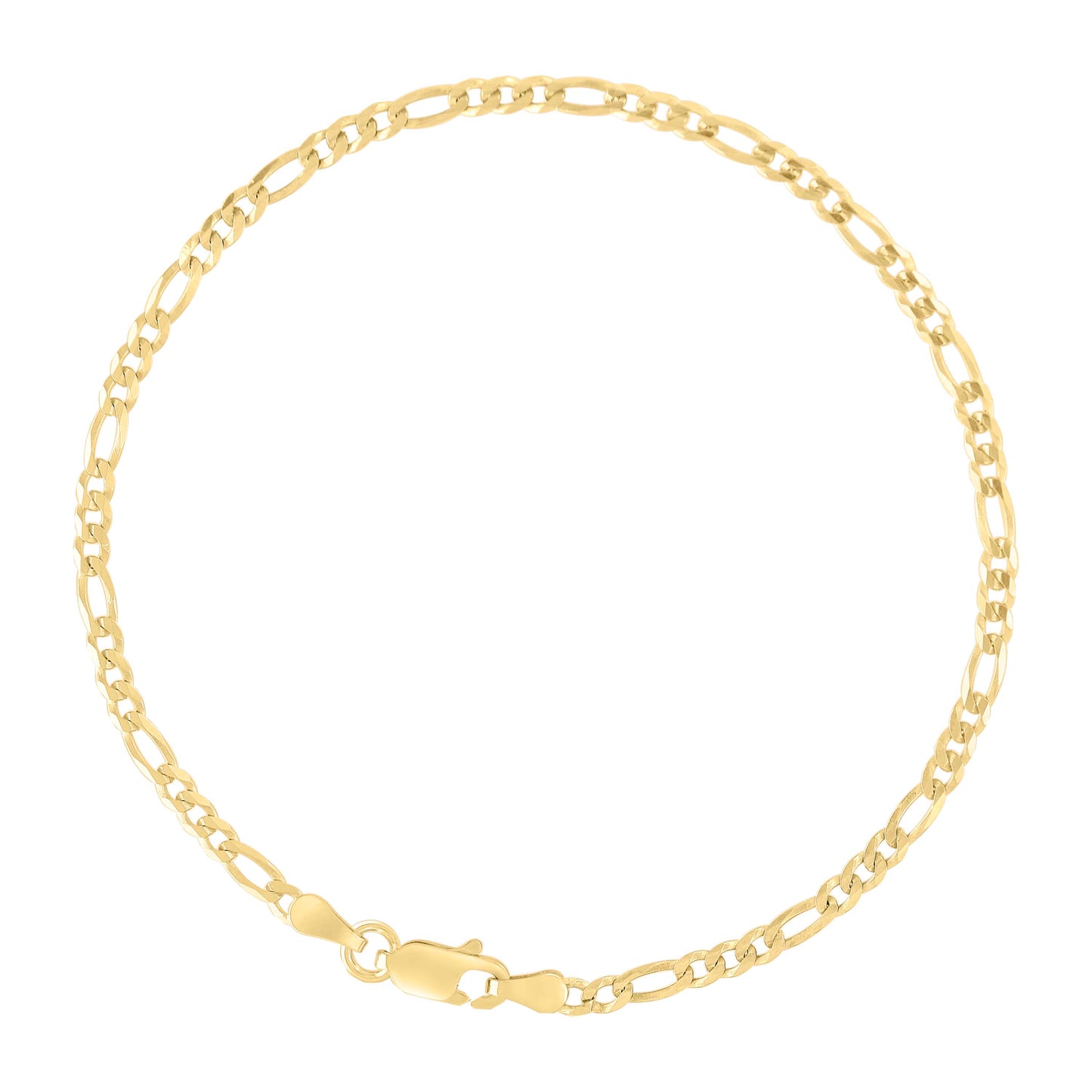 925 Silver Super Flat Figaro Chain 2.9mm