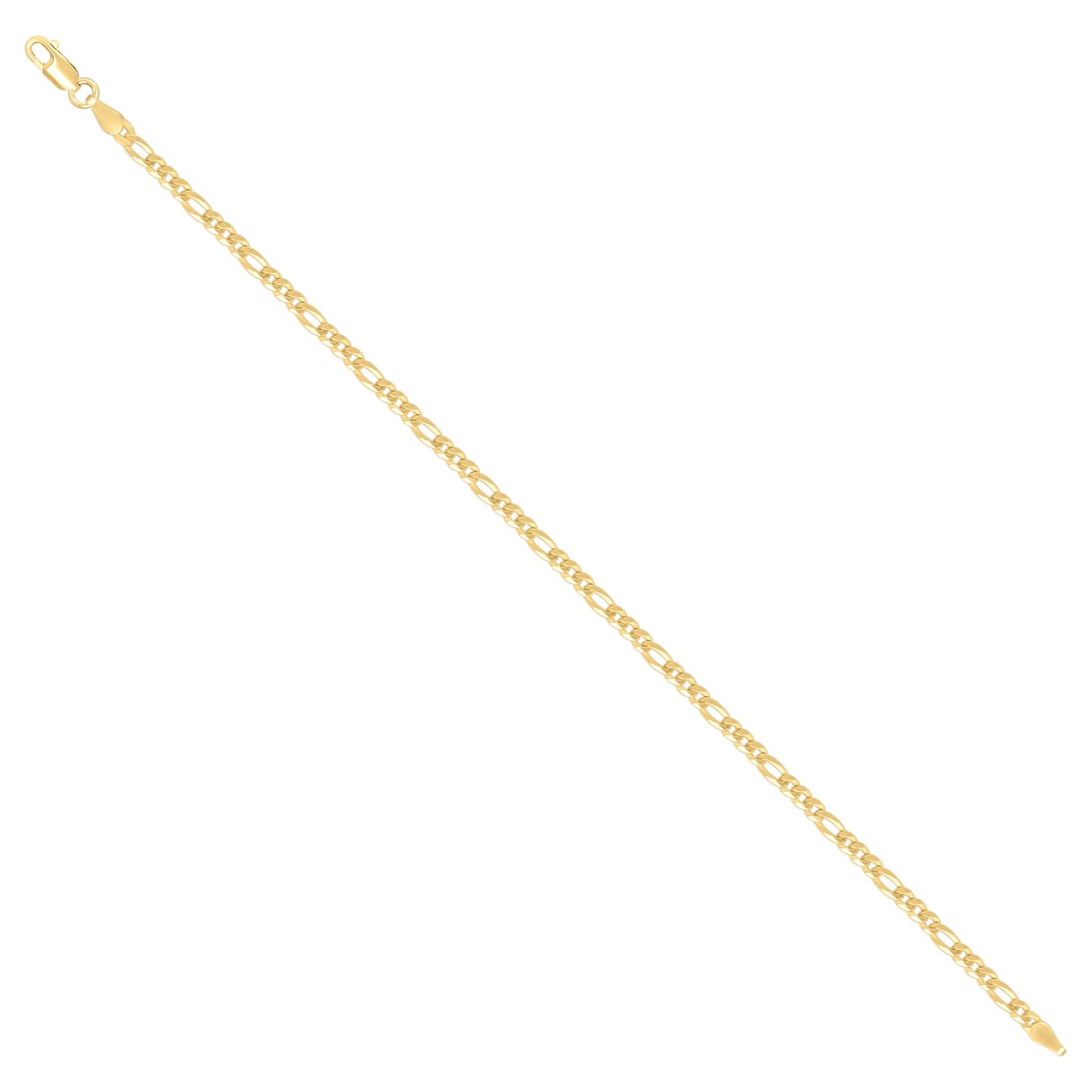 925 Silver Super Flat Figaro Chain 2.9mm