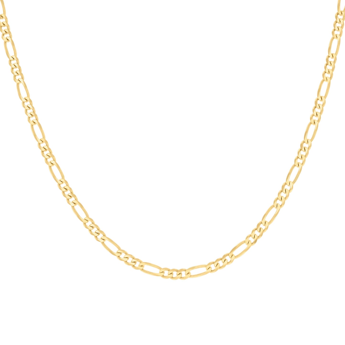 925 Silver Super Flat Figaro Chain 3.9mm