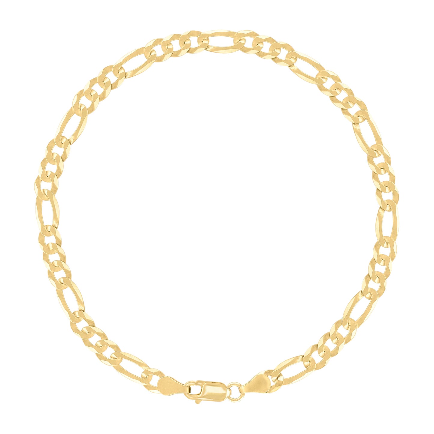 925 Silver Super Flat Figaro Chain 4.9mm