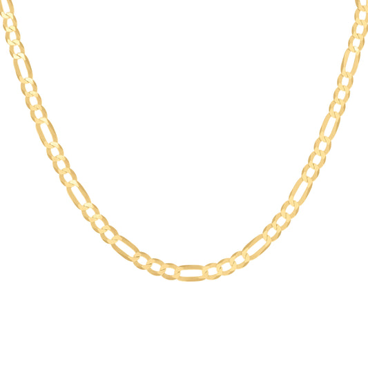 925 Silver Super Flat Figaro Chain 5.6mm