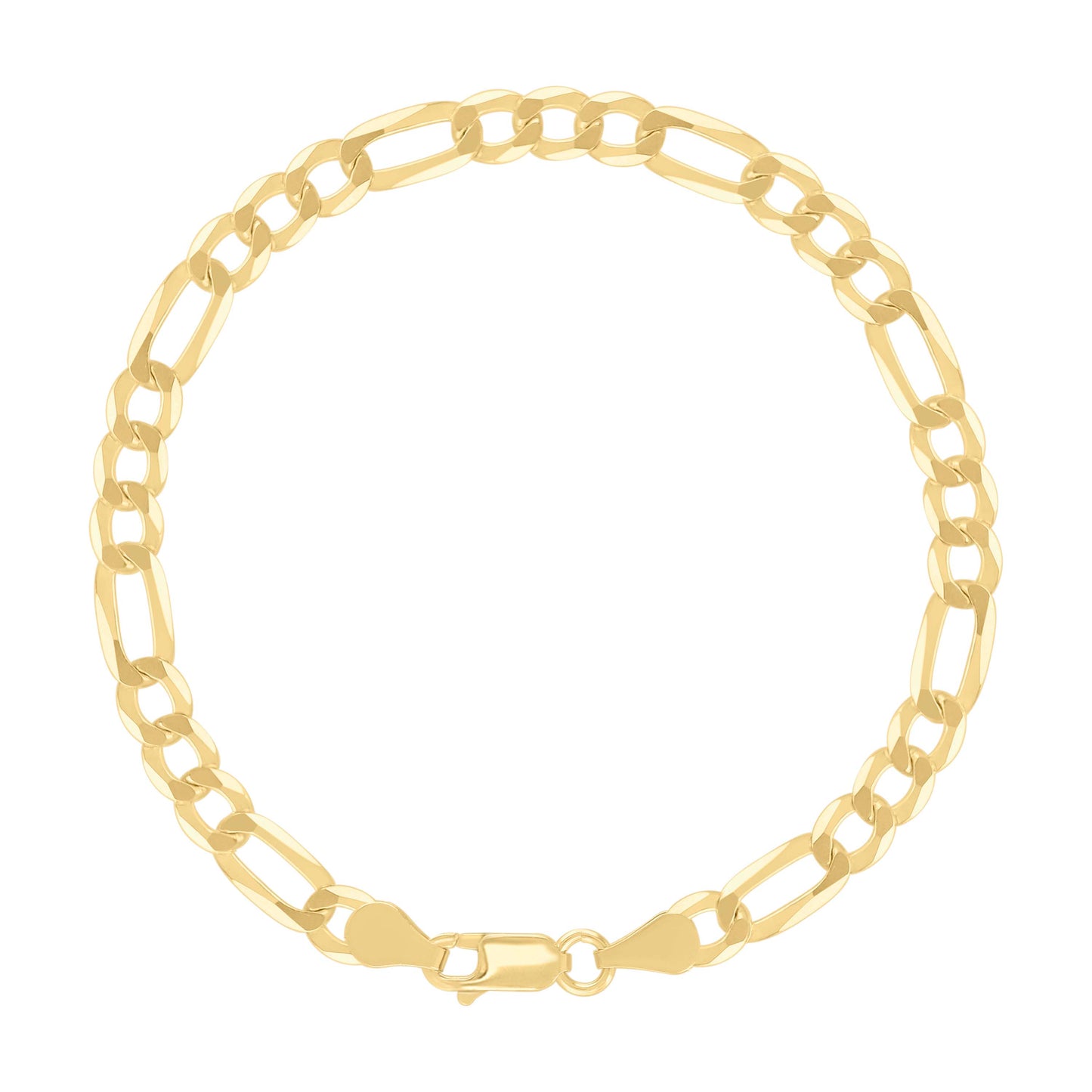 925 Silver Super Flat Figaro Chain 5.6mm