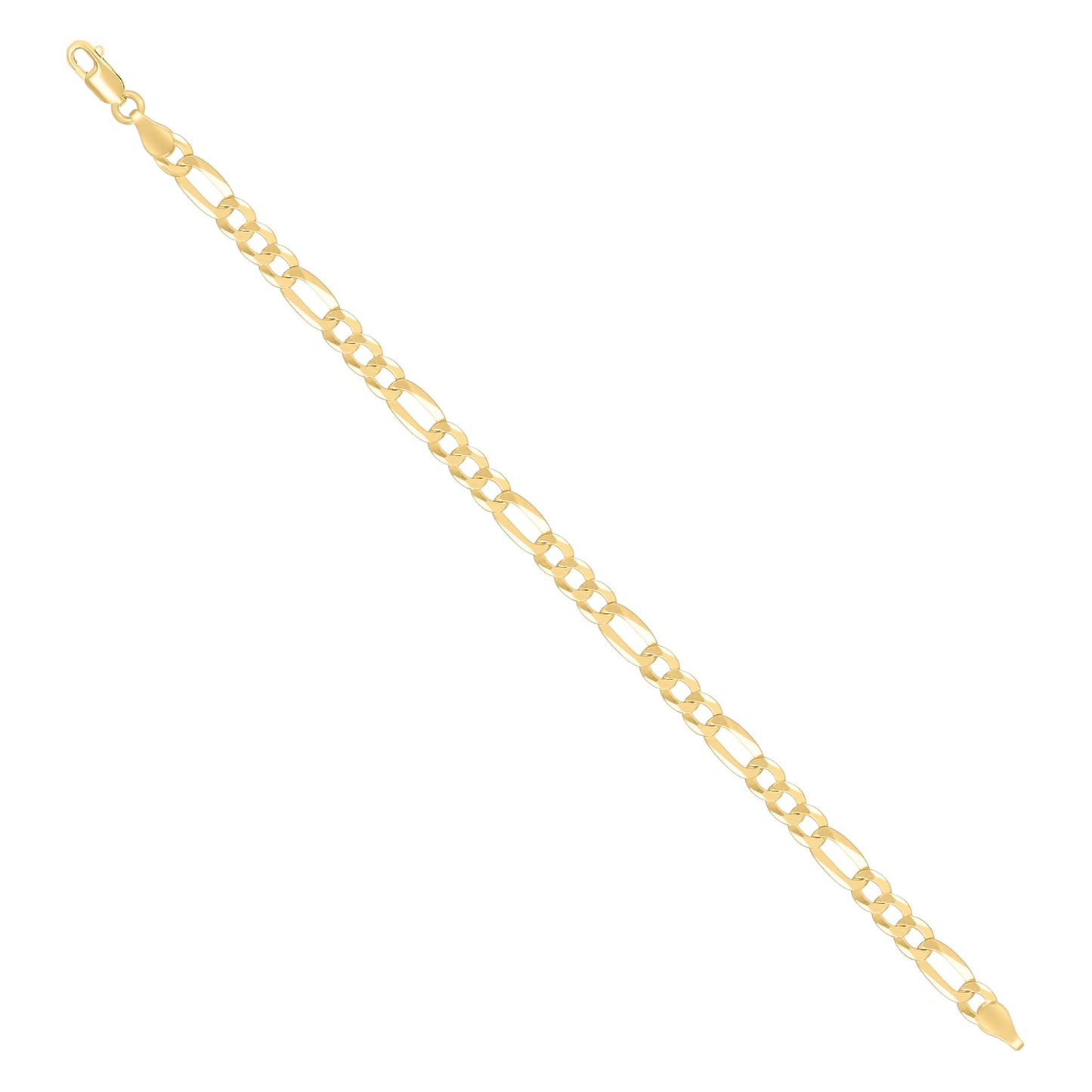 925 Silver Super Flat Figaro Chain 5.6mm