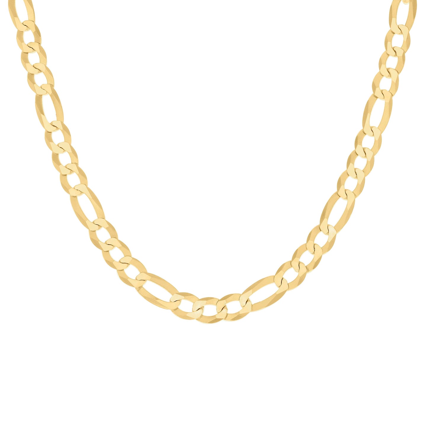 925 Silver Super Flat Figaro Chain 8.9mm