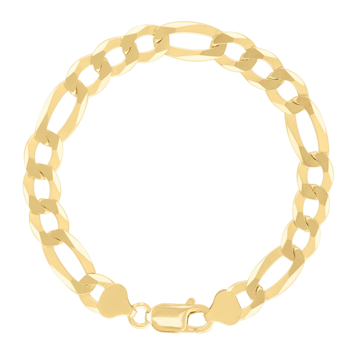 925 Silver Super Flat Figaro Chain 8.9mm
