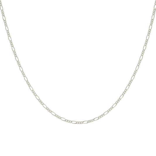 925 Silver Solid Classic Figaro 2.0mm