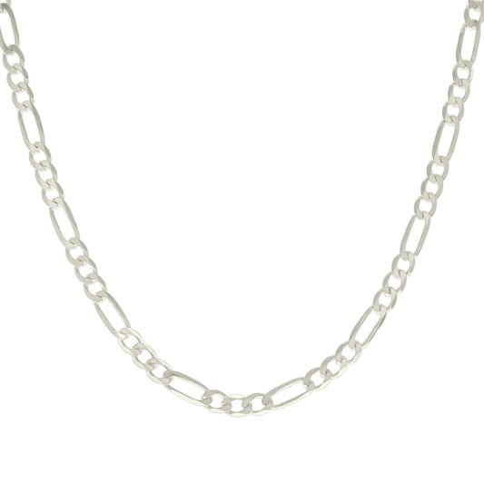 925 Silver Solid Classic Figaro 6.0mm