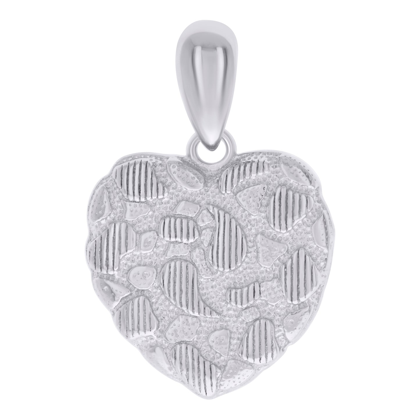 925 Sterling Silver Nugget Pendant