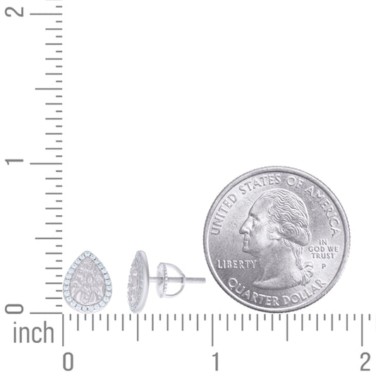 925 Sterling Silver Cz Earrings