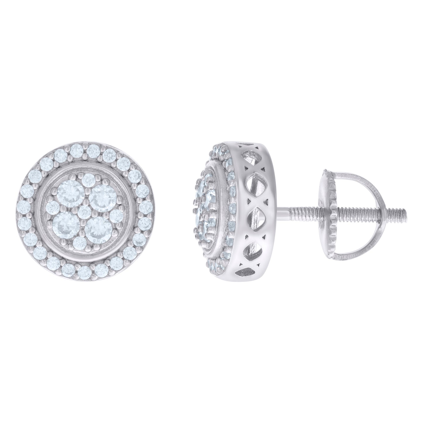 925 Sterling Silver Cz Earrings