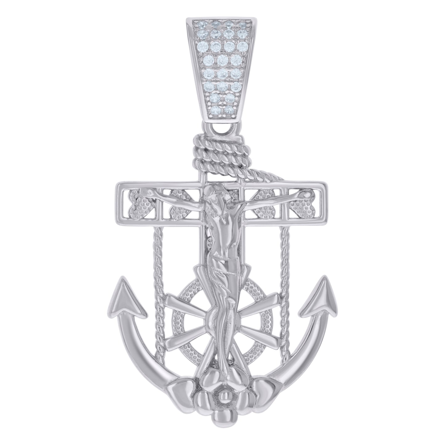 925 Sterling Silver Cz Pendant