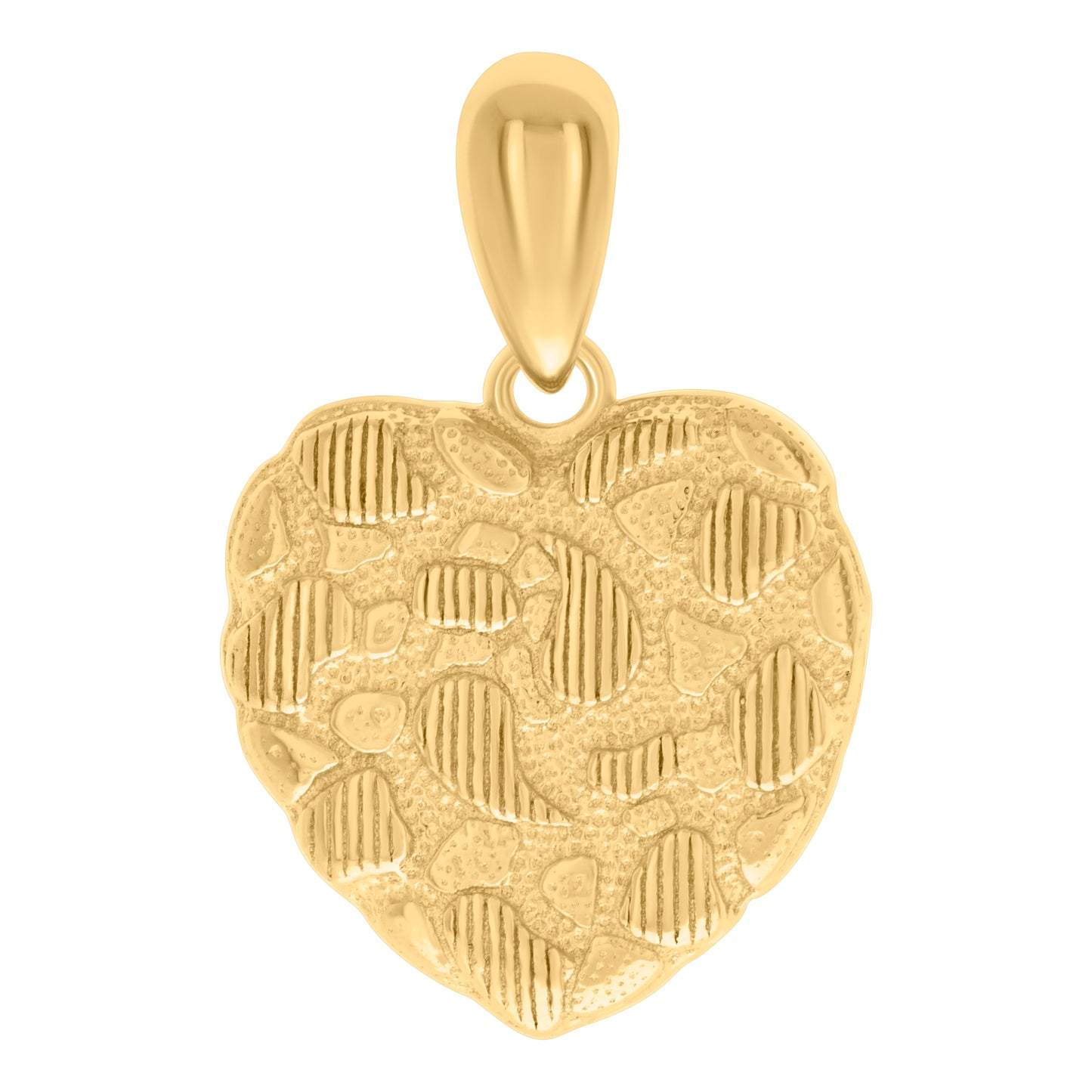 925 Sterling Silver Nugget Pendant