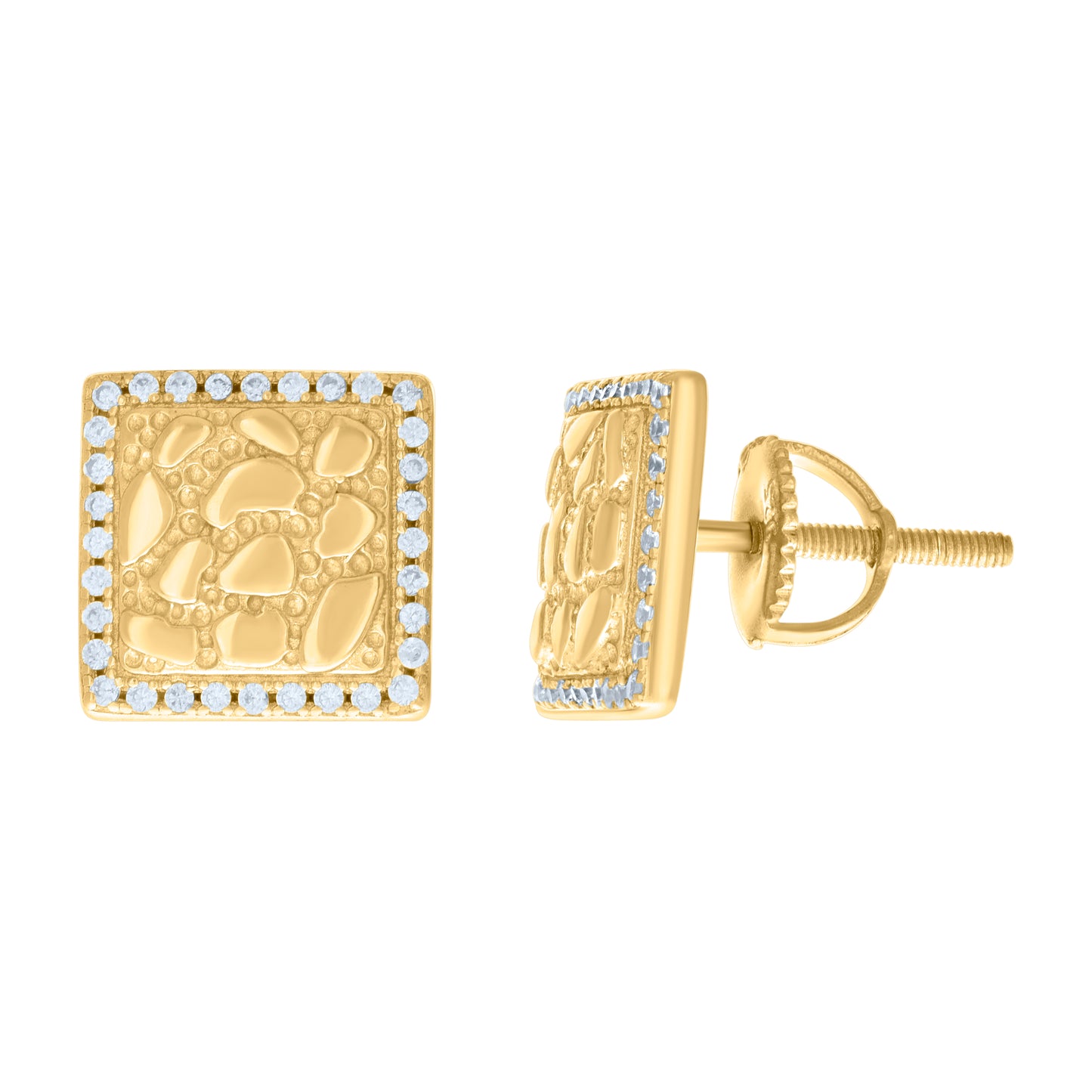 925 Sterling Silver Cz Earring