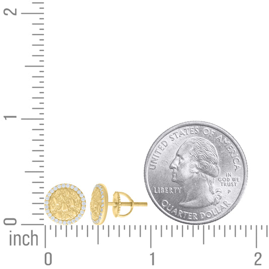 925 Sterling Silver Cz Earring