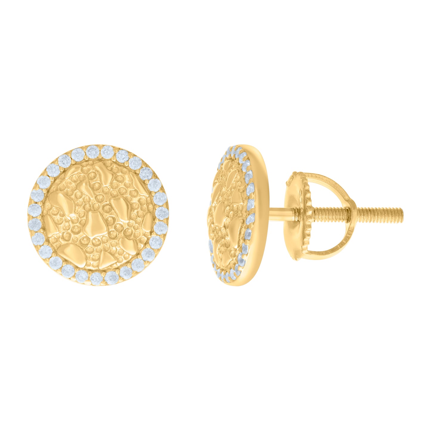 925 Sterling Silver Cz Earring