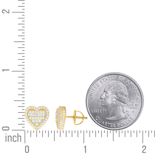 925 Sterling Silver Cz Earring