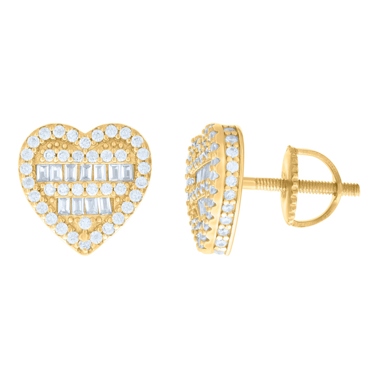 925 Sterling Silver Cz Earring