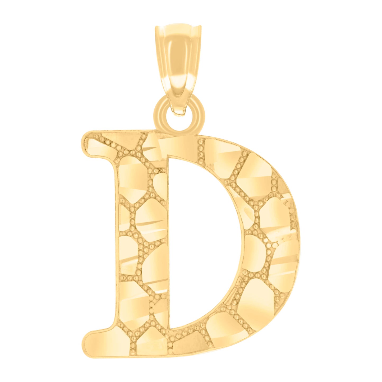 14Kt Gold Pendant Initial "D"