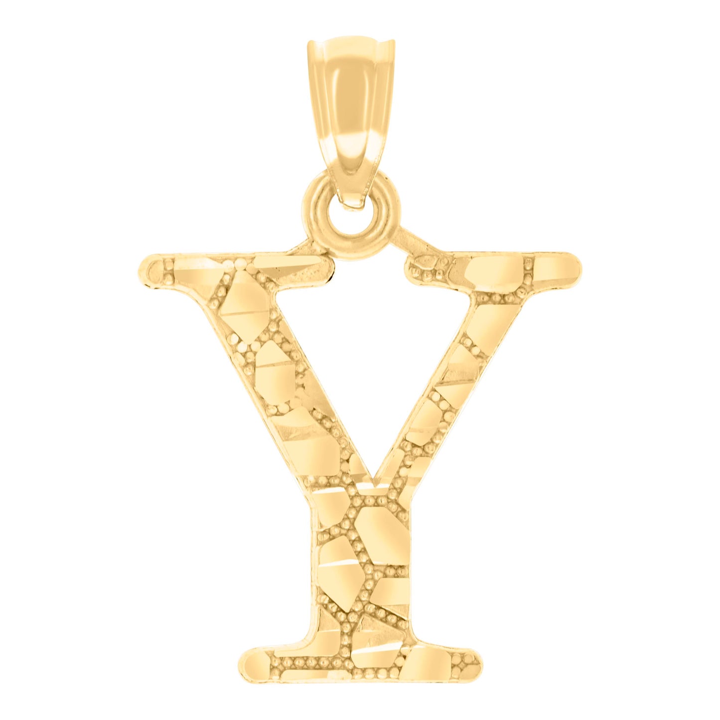 14Kt Gold Pendant Initial "Y"