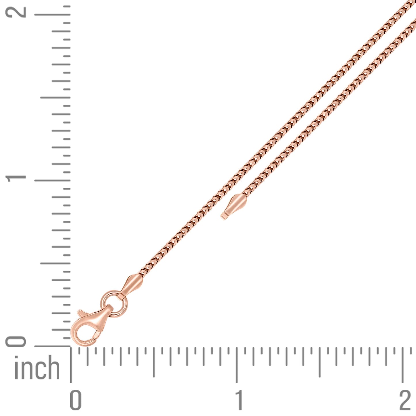 925 Silver Solid Franco Chain 1mm