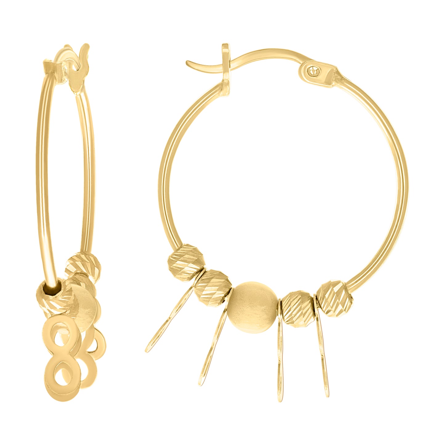 10Kt Gold Turkish Earrings
