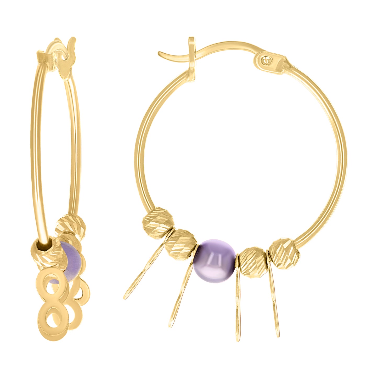 10Kt Gold Turkish Earrings