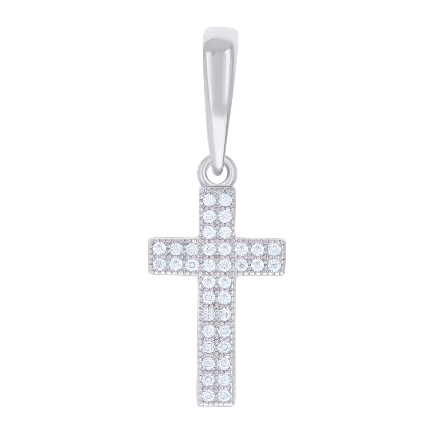 925 Sterling Silver 0.23Ctw Moissanite Pendant