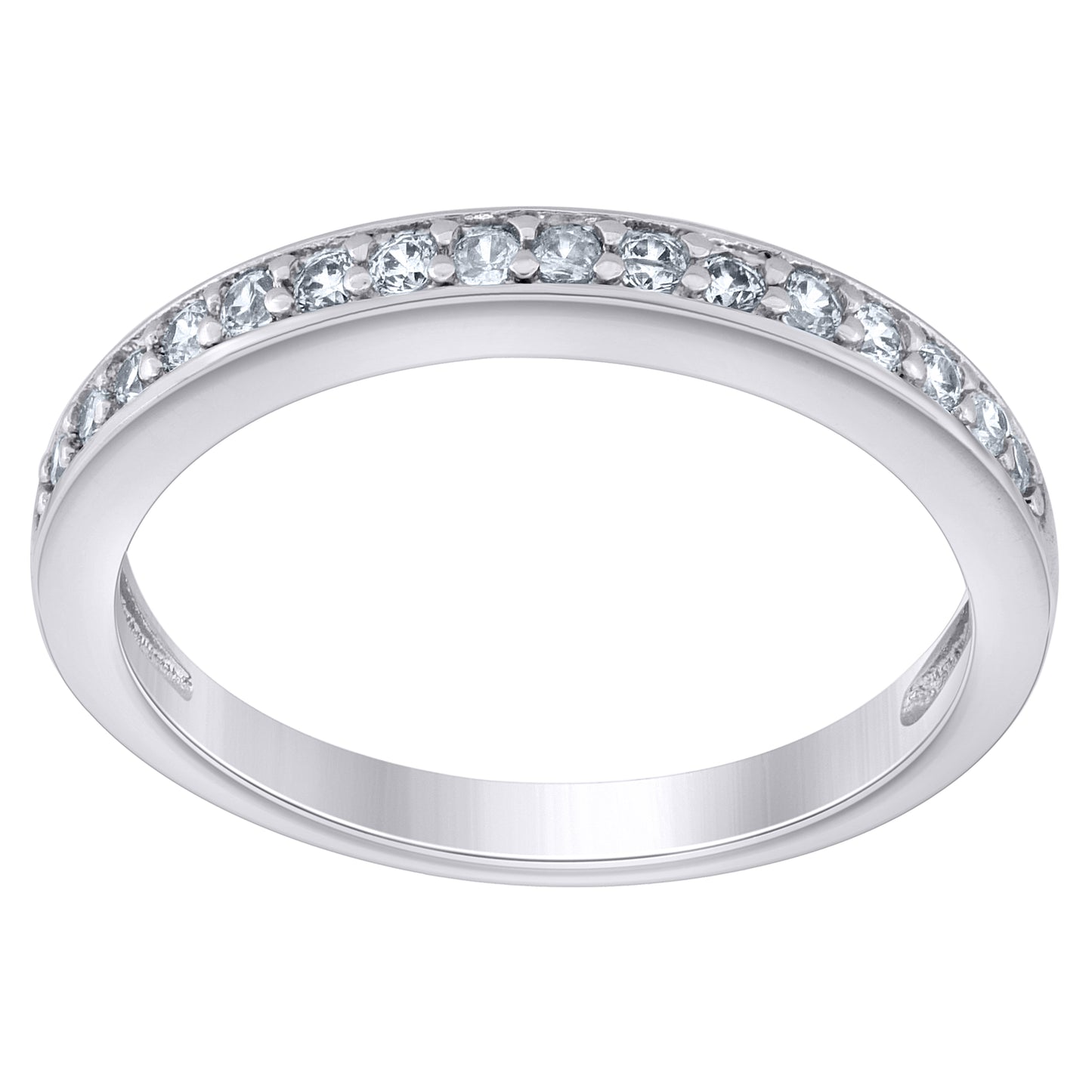 925 Sterling Silver 0.23Ctw Moissanite Ring S6