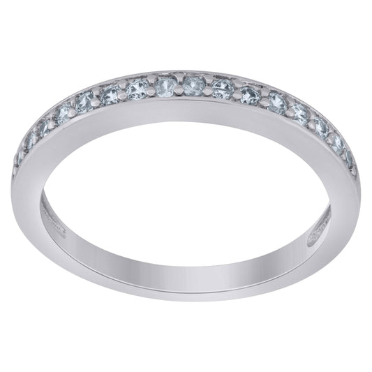 925 Sterling Silver 0.23Ctw Moissanite Ring S6