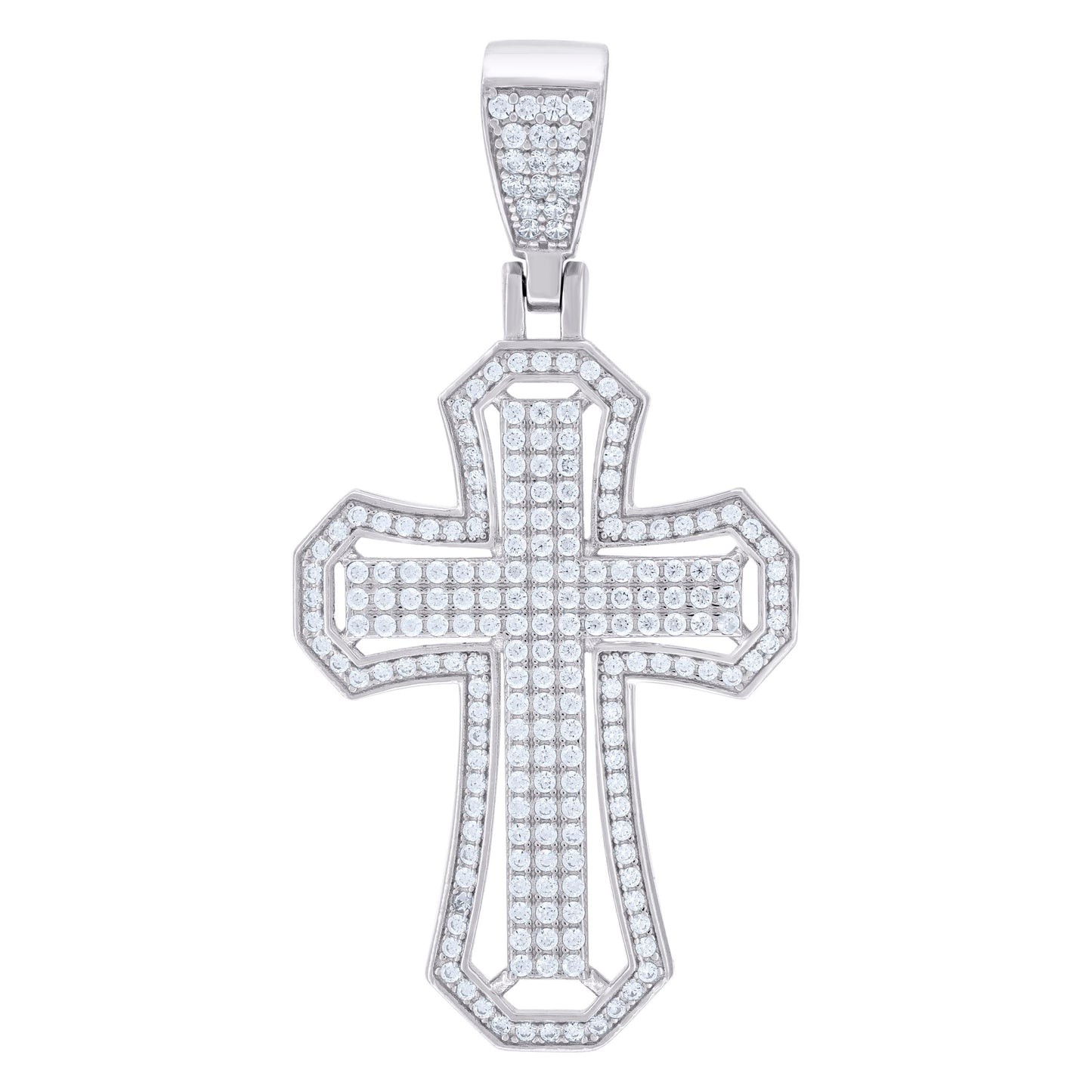 925 Sterling Silver 1.20Ctw Moissanite Pendant