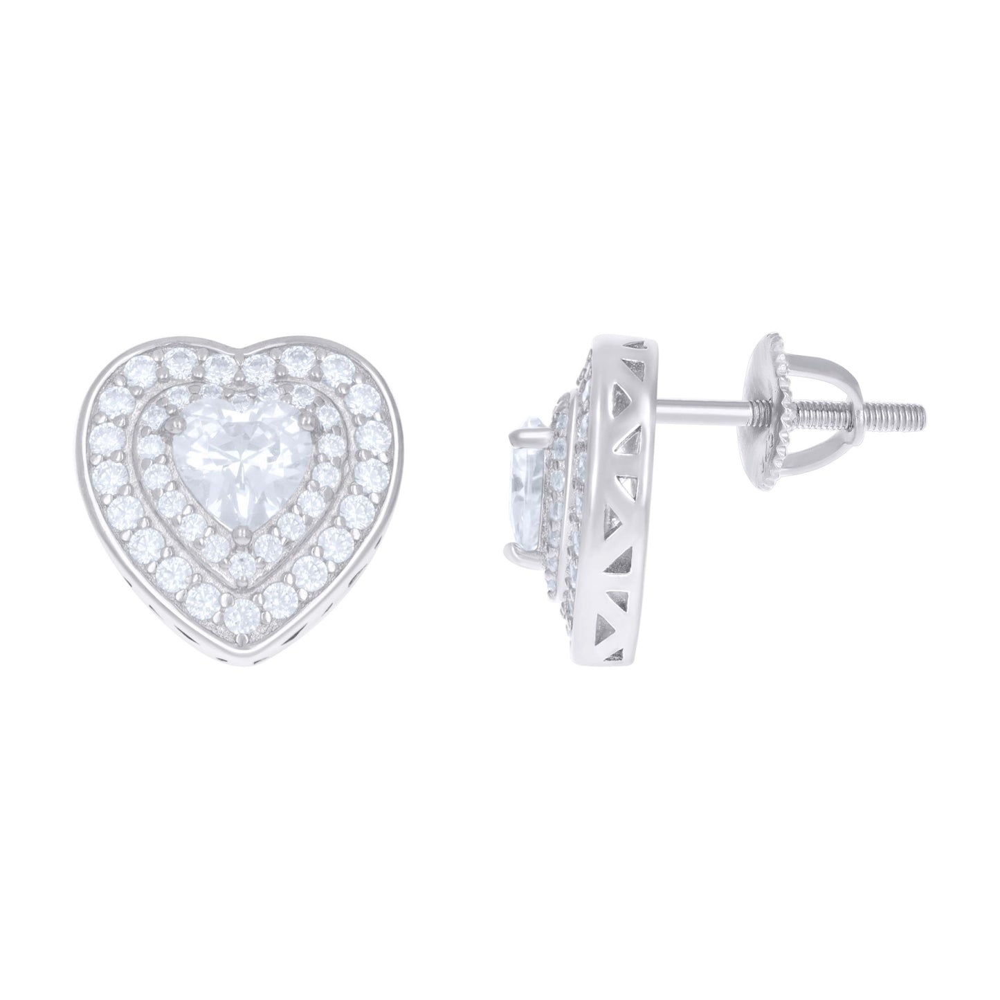 925 Sterling Silver Cz Earrings