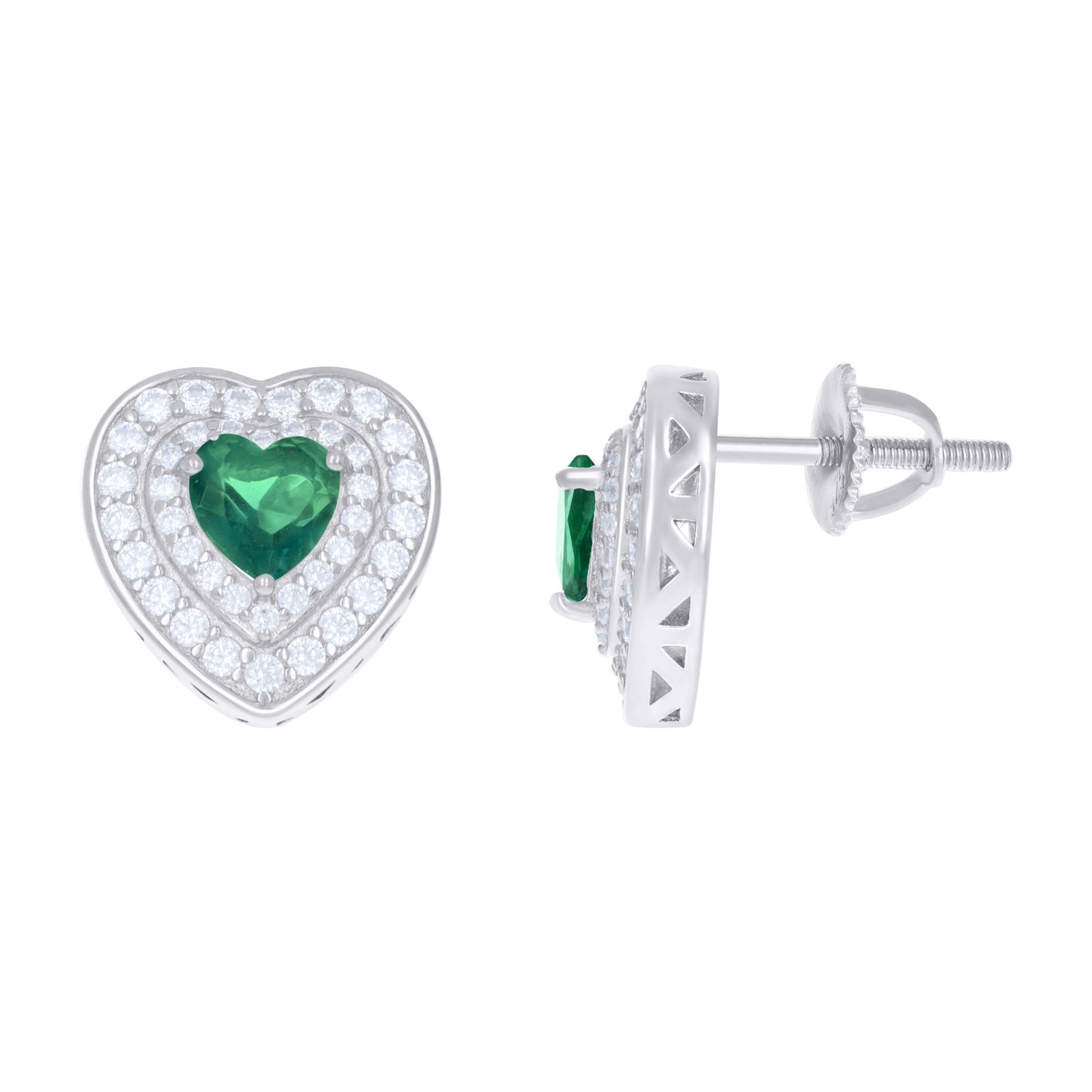 925 Sterling Silver Cz Earrings
