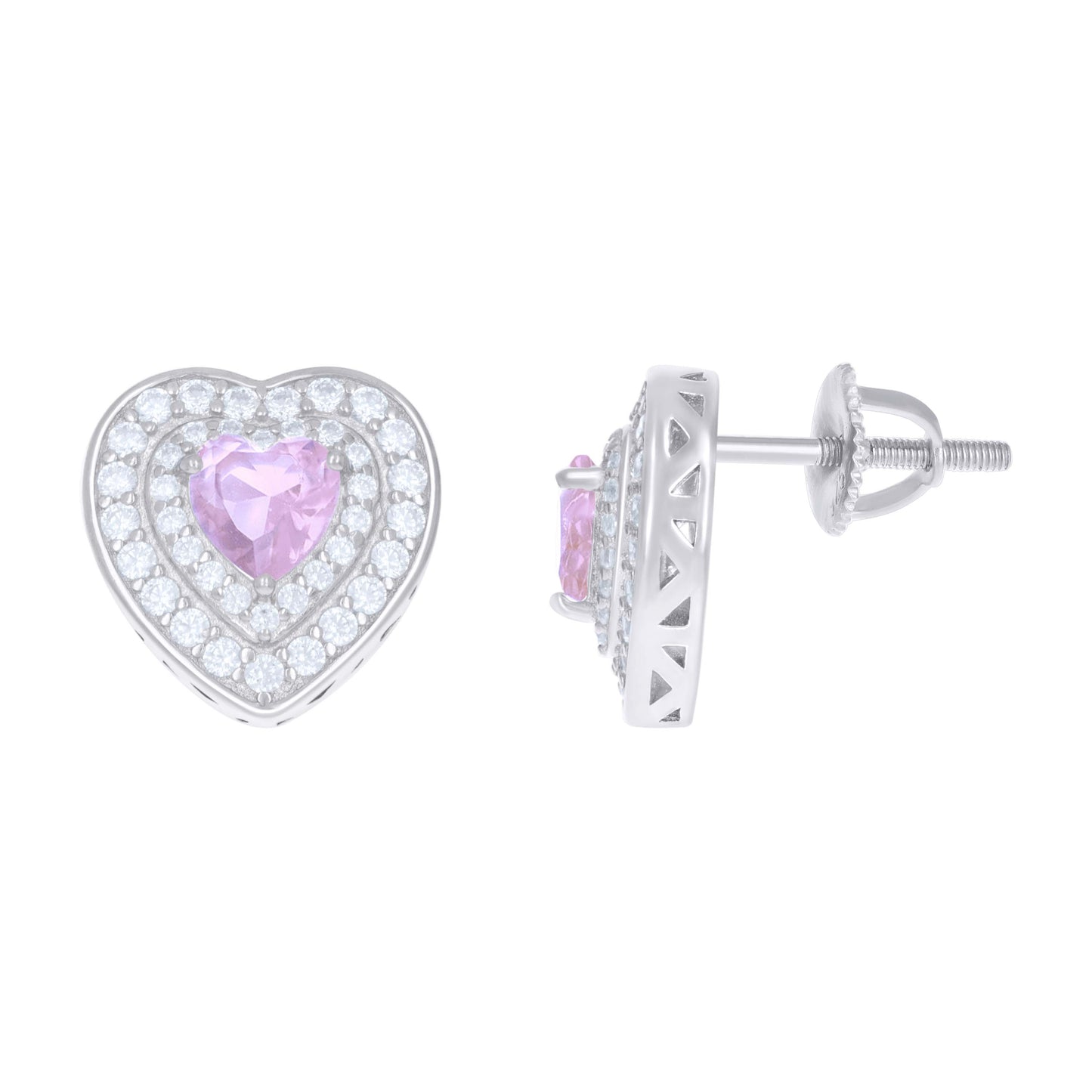 925 Sterling Silver Cz Earrings
