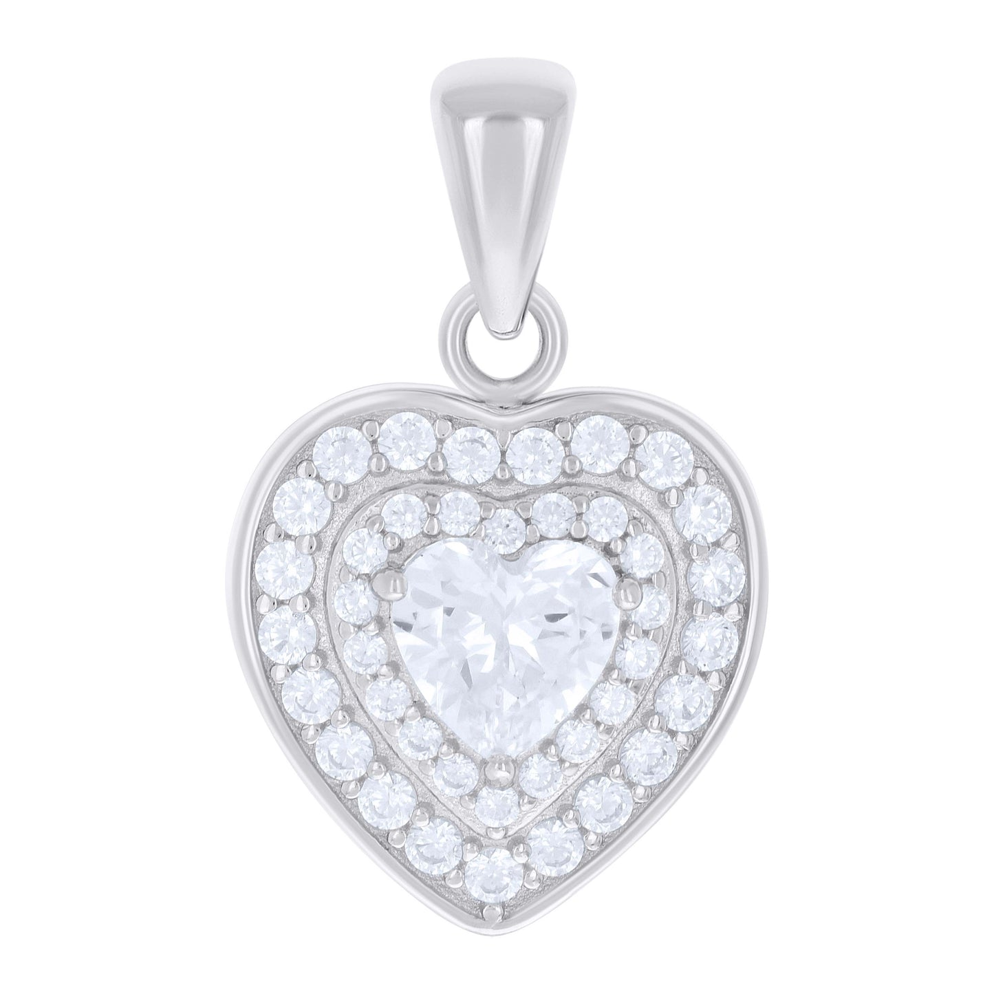 925 Sterling Silver Cz Pendant