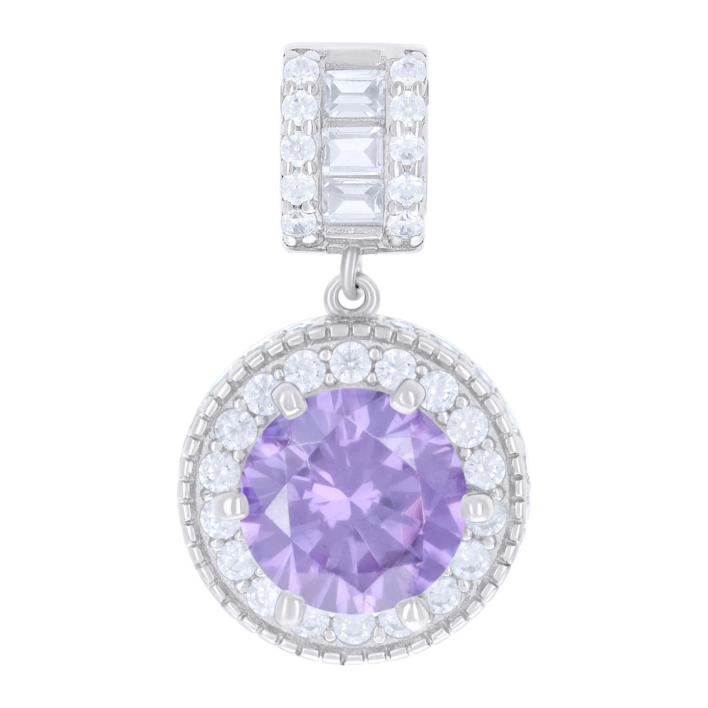 925 Sterling Silver Cz Pendant