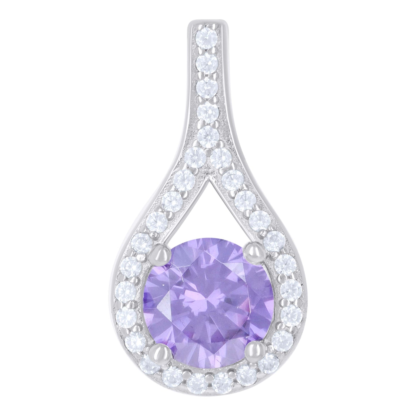 925 Sterling Silver Cz Pendant
