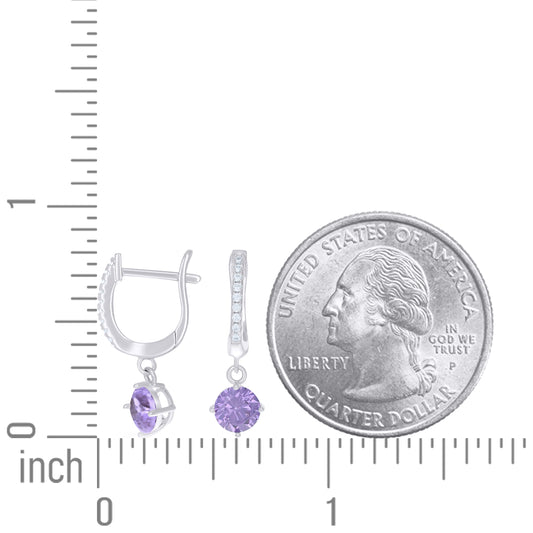 925 Sterling Silver Cz Earrings