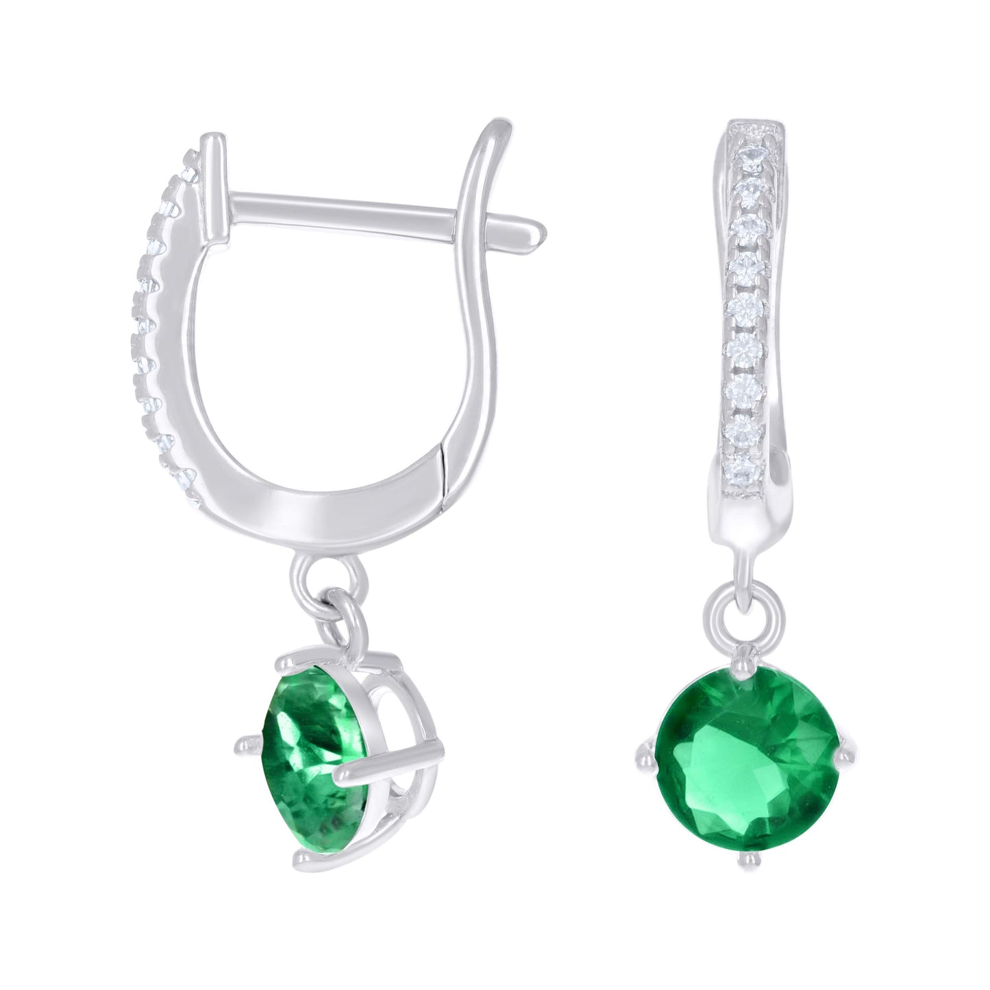 925 Sterling Silver Cz Earrings