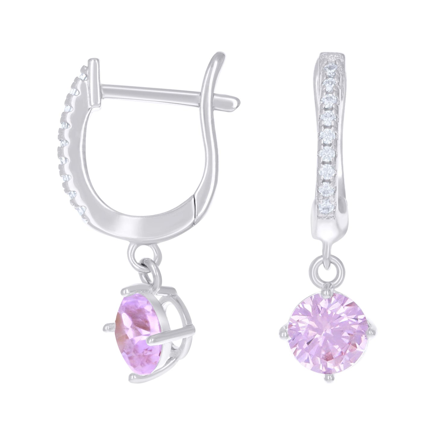 925 Sterling Silver Cz Earrings
