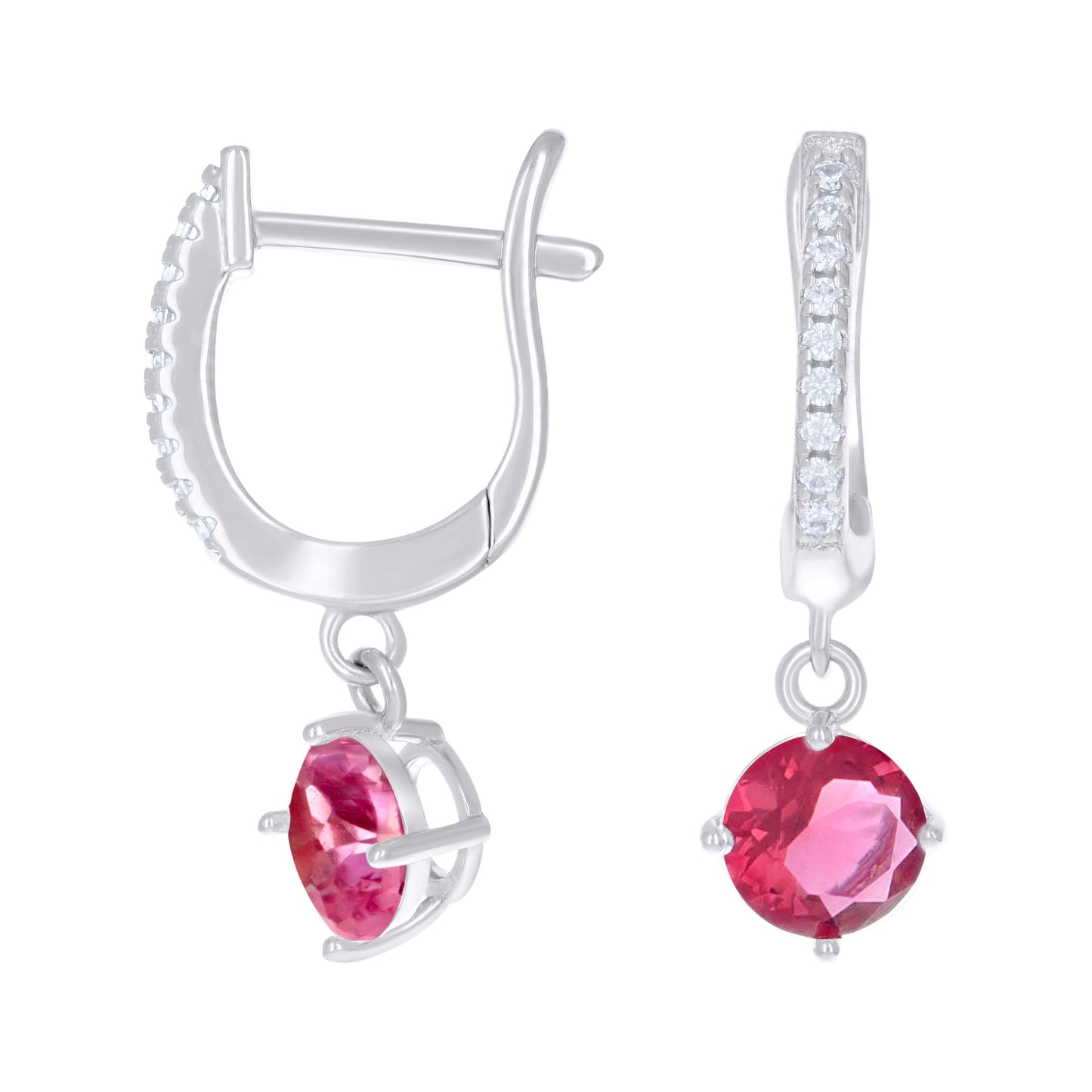 925 Sterling Silver Cz Earrings