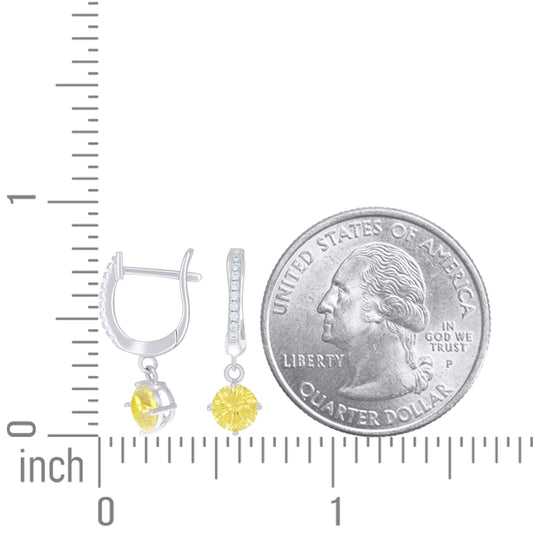 925 Sterling Silver Cz Earrings